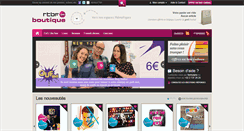 Desktop Screenshot of boutique.rtbf.be