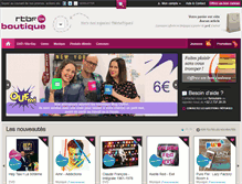 Tablet Screenshot of boutique.rtbf.be
